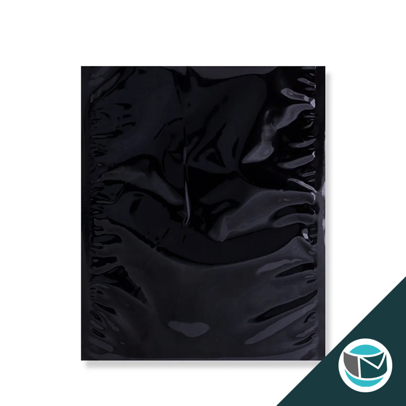 Metallic Folie Envelop (Glans) - 450x320 mm (C3) - Zwart