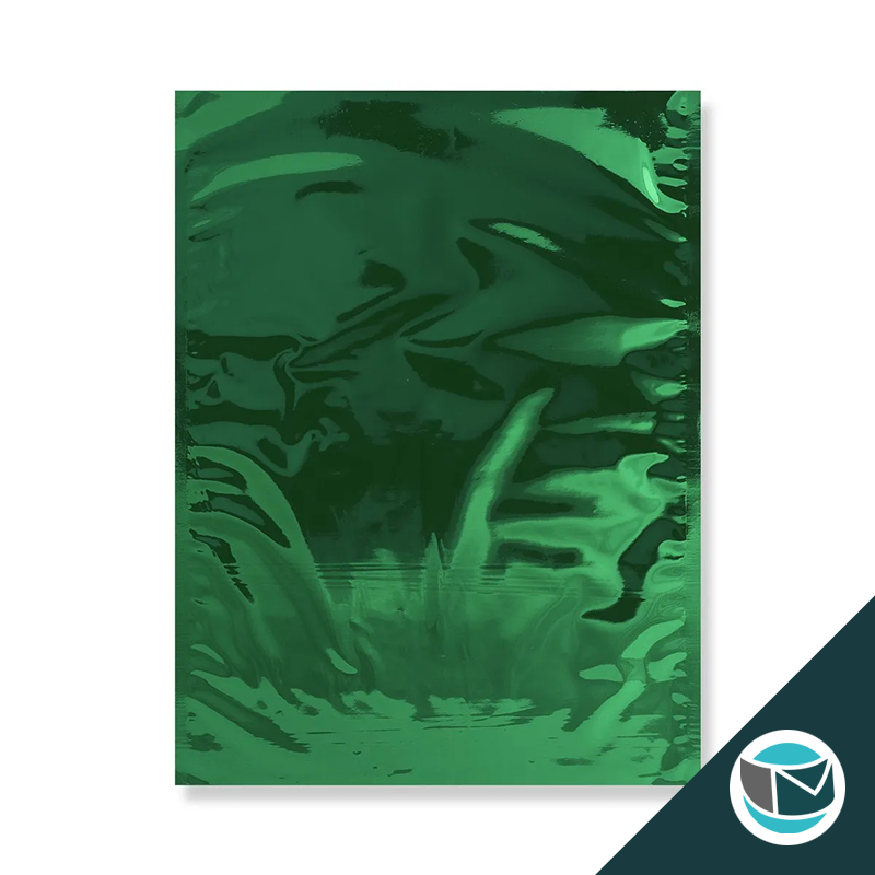 Metallic Folie Envelop (Glans) - 450x320 mm (C3) - Groen