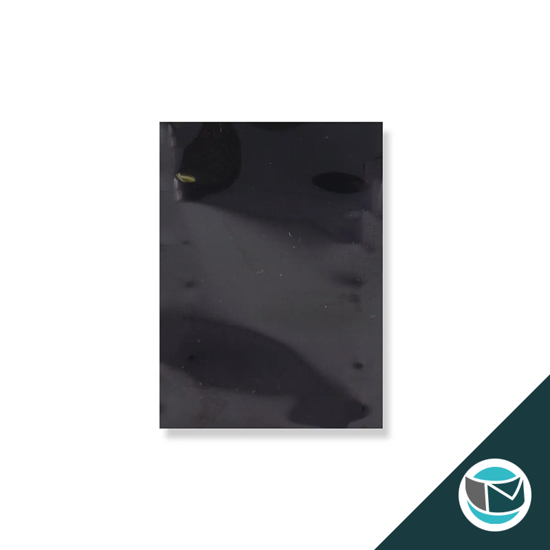 Metallic Folie Envelop (Glans) - 45x40 mm - Zwart