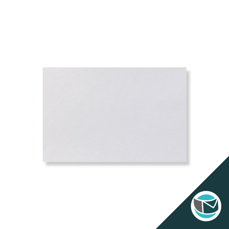 Parelmoer Envelop - 62x94 mm  - Wit Gegomd 120 grams