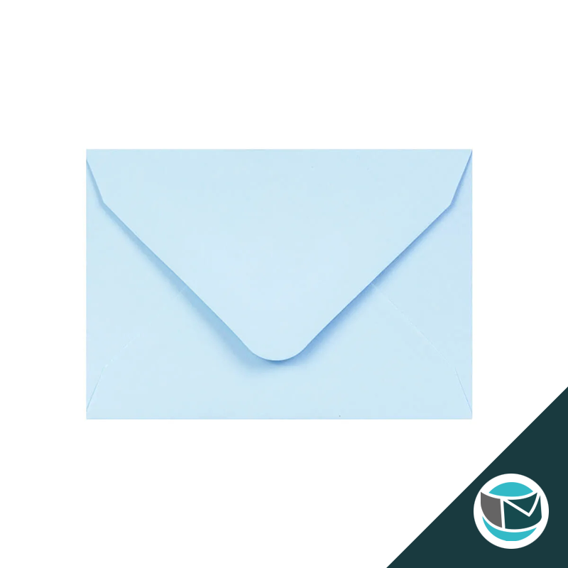 Gekleurde Premium Envelop - 65x94mm - Lichtblauw