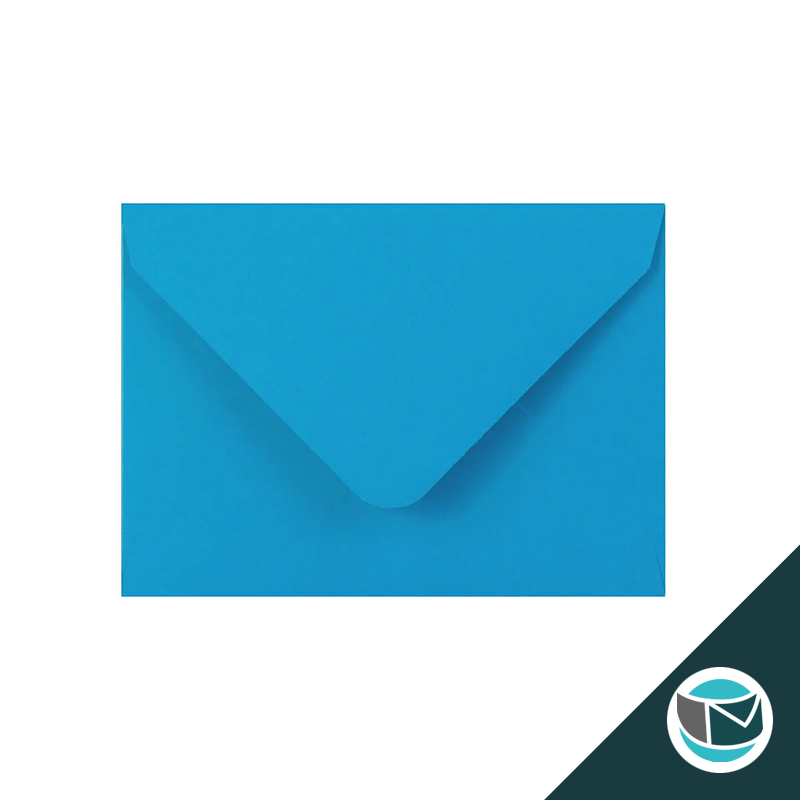 Gekleurde Premium Envelop - 82x113 mm (C7) - Helder Blauw