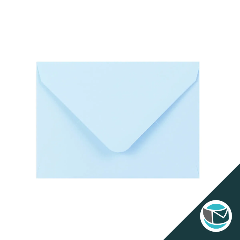 Gekleurde Premium Envelop - 82x113 mm (C7) - Lichtblauw