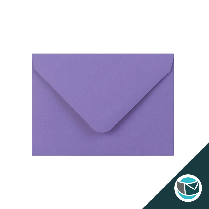 Gekleurde Premium Envelop - 82x113 mm (C7) - Paars
