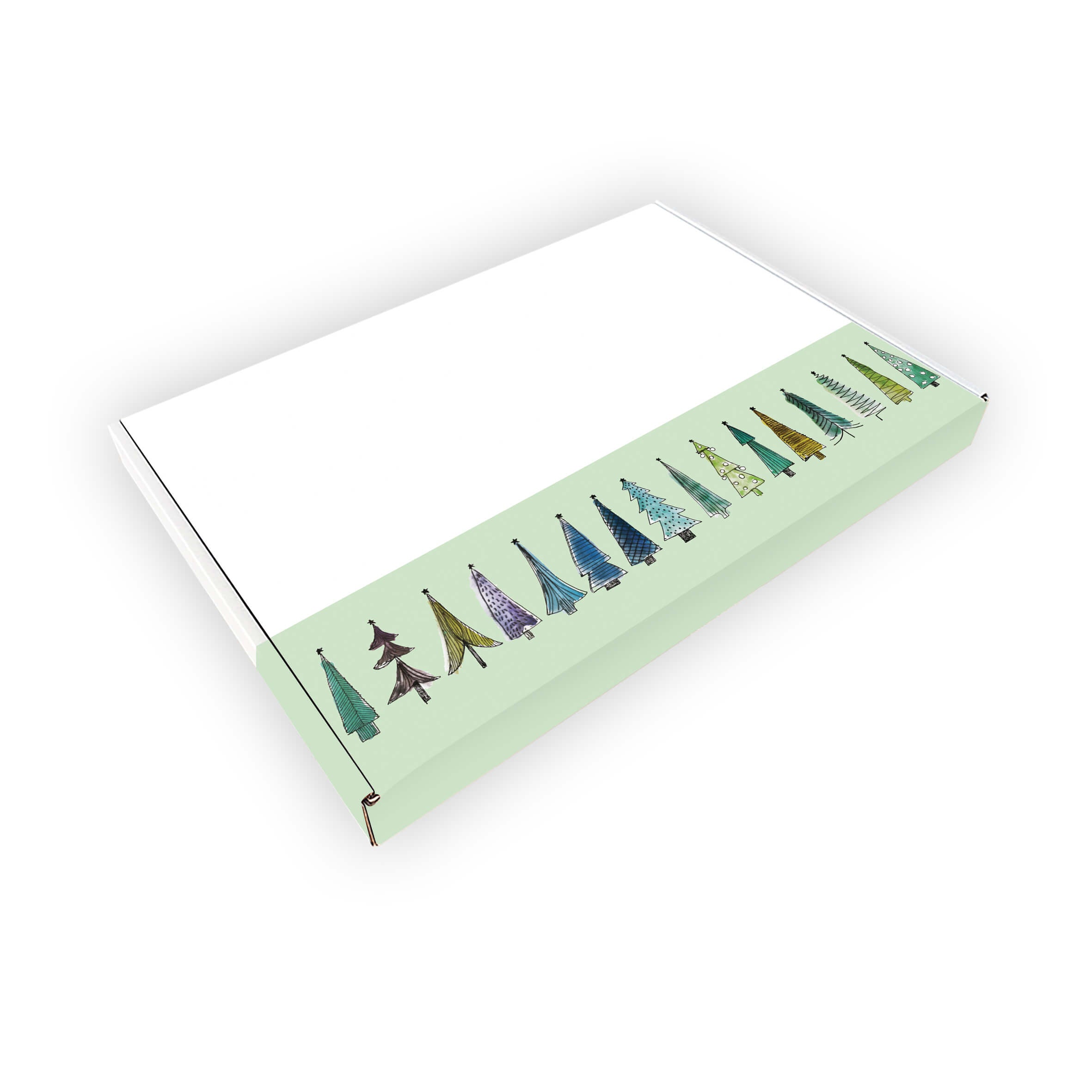 Brievenbusdoos met Bovenklep – A5 – 255 x 160 x 28 mm – Kerstboom