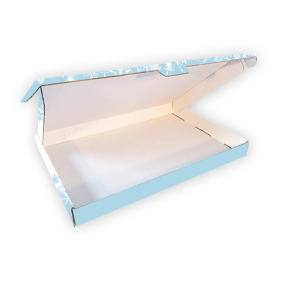 Brievenbusdoos met Bovenklep – A5 – 255 x 160 x 28 mm – Sneeuw