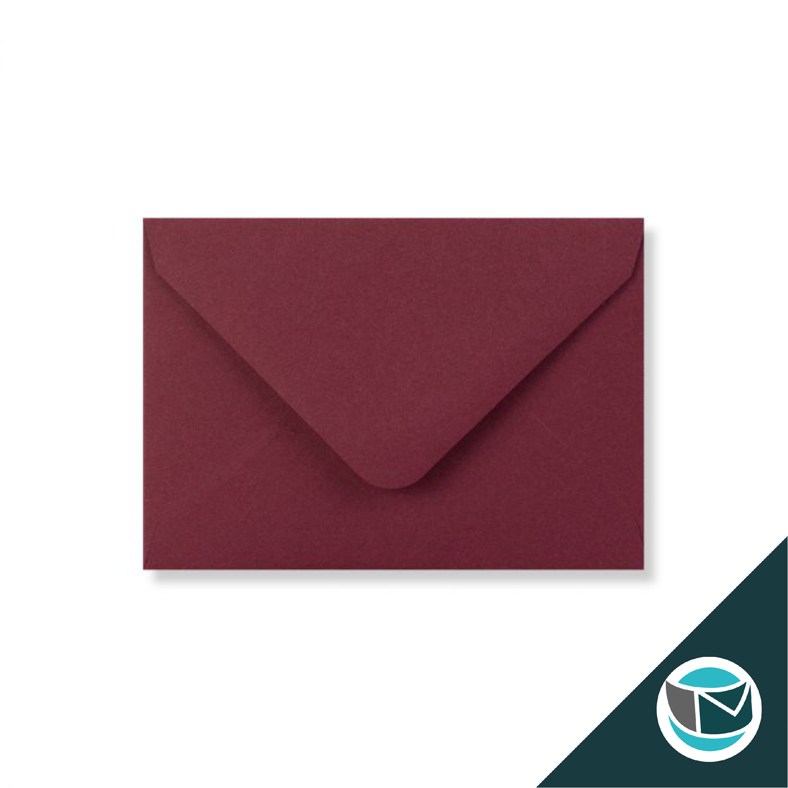 Gekleurde Premium Envelop - 110x220 mm (DL) - Bordeaux