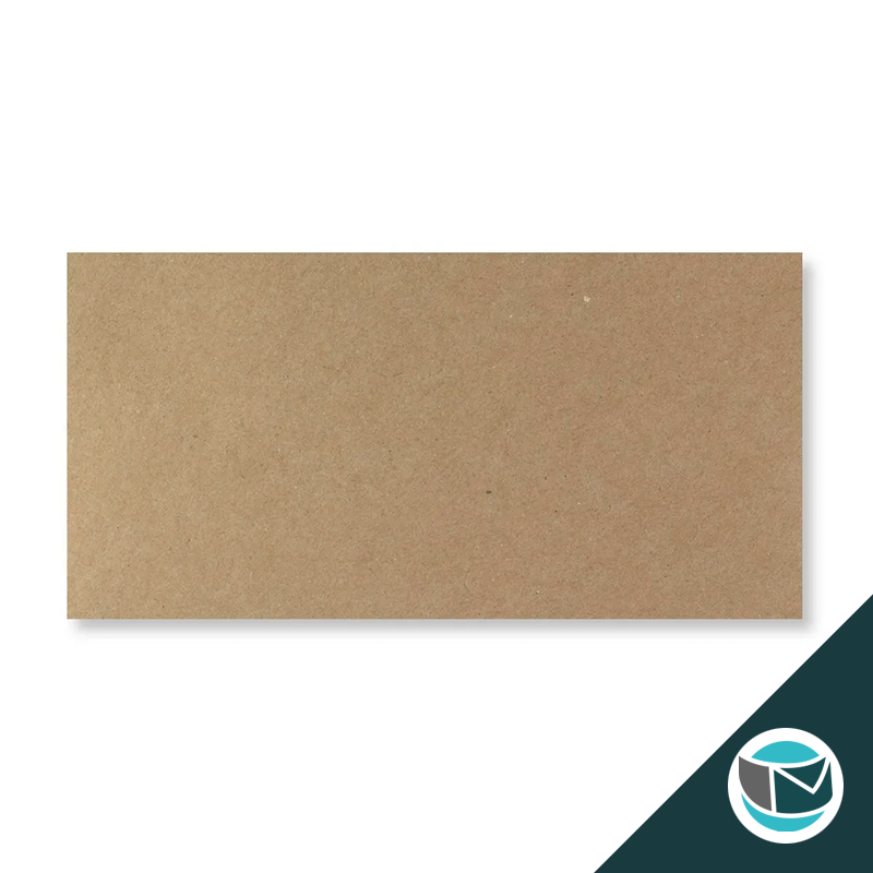 Gerecyclede Kraft Envelop - 110x220 mm