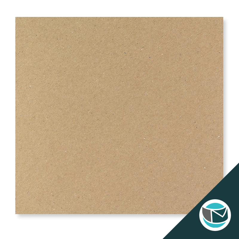Gerecyclede Kraft Envelop - 155x155 mm