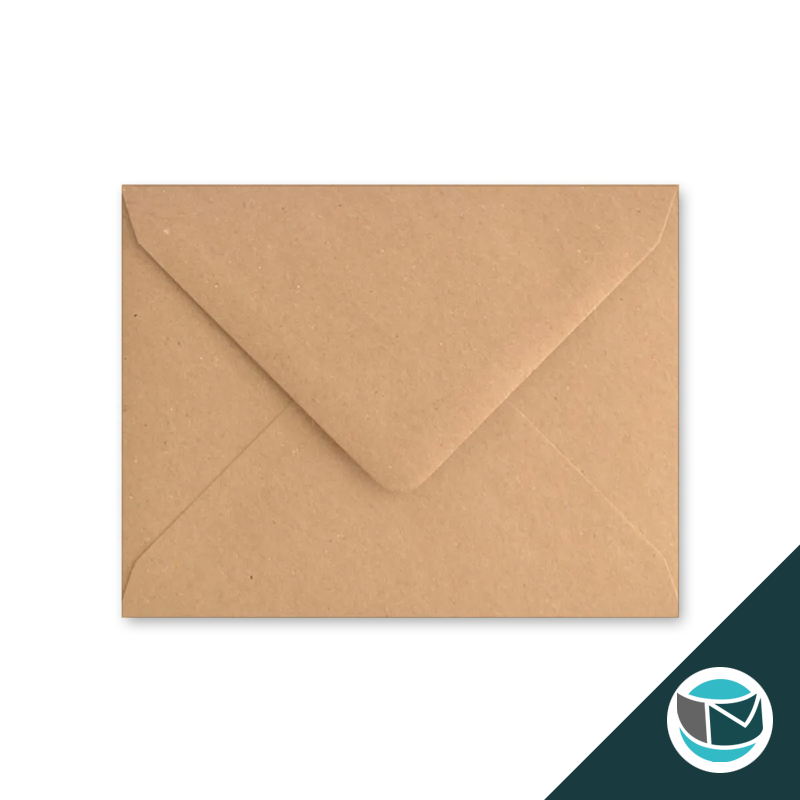 Gerecyclede Kraft Envelop - 95x122 mm