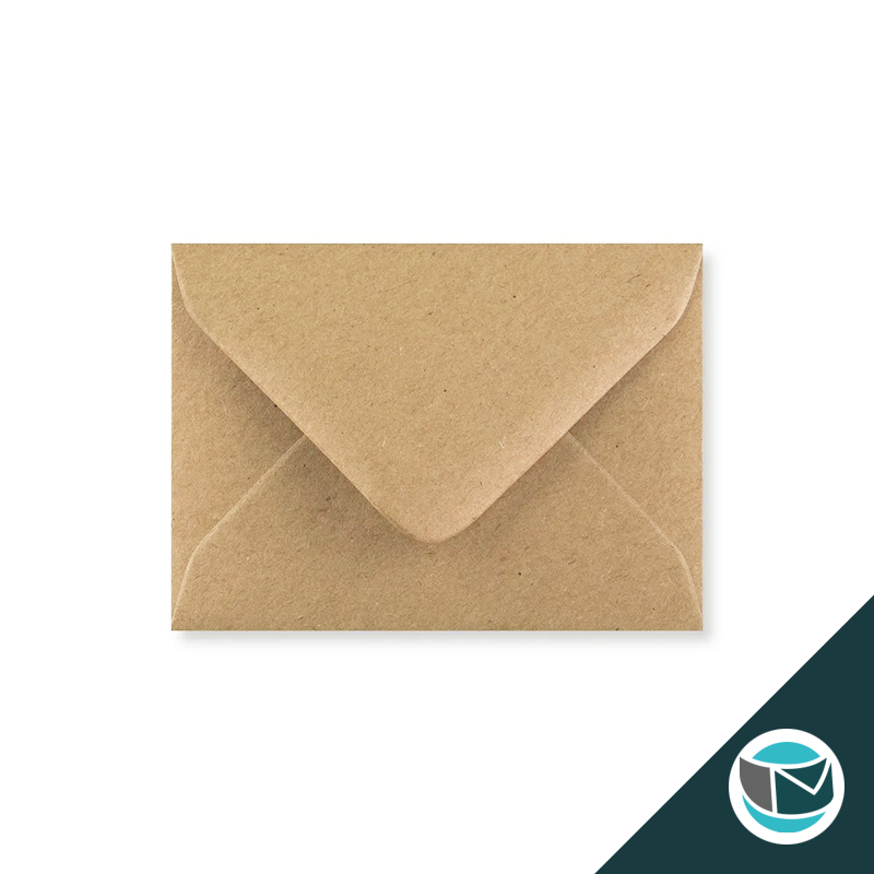 Gerecyclede Kraft Envelop - 70x100 mm