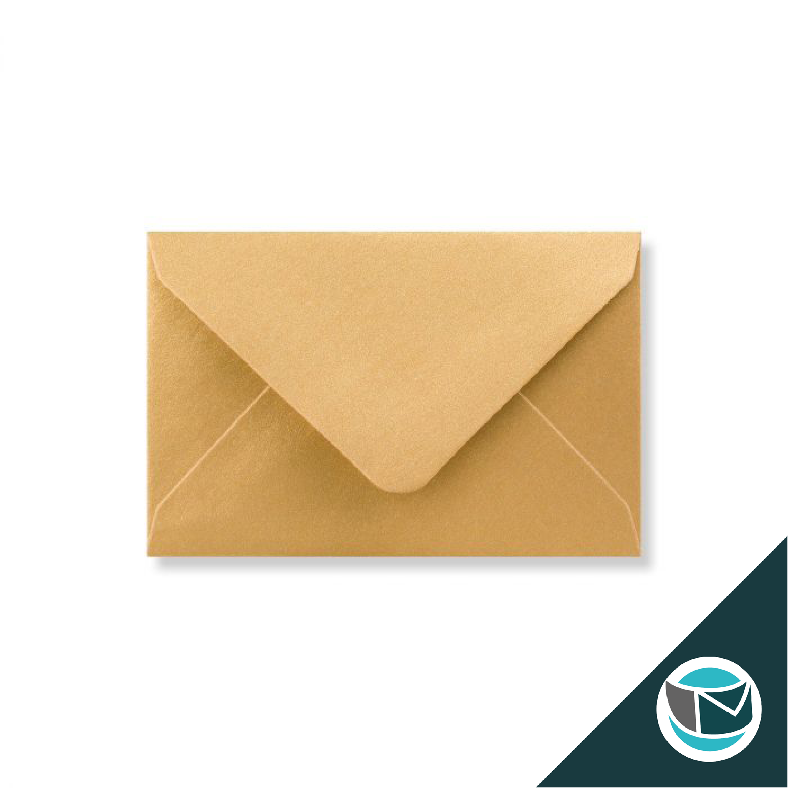 Parelmoer Envelop - 62x94 mm - Goud