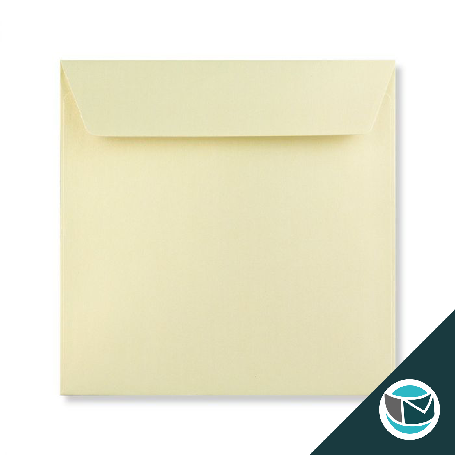 Parelmoer Envelop - 155x155 mm - Champagne