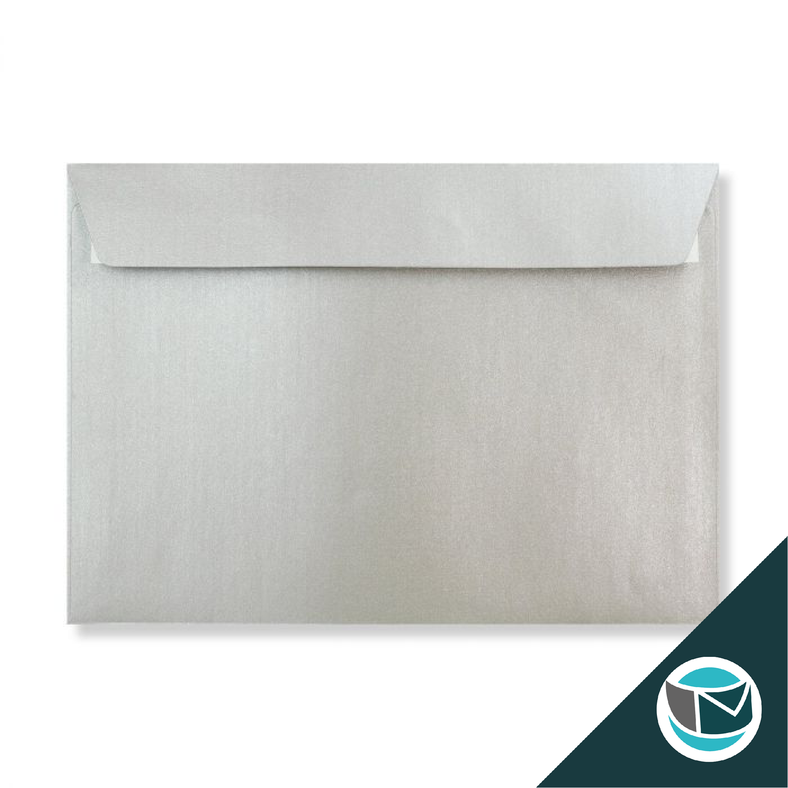 Parelmoer Envelop - 162x229 mm (C5) - Zilver