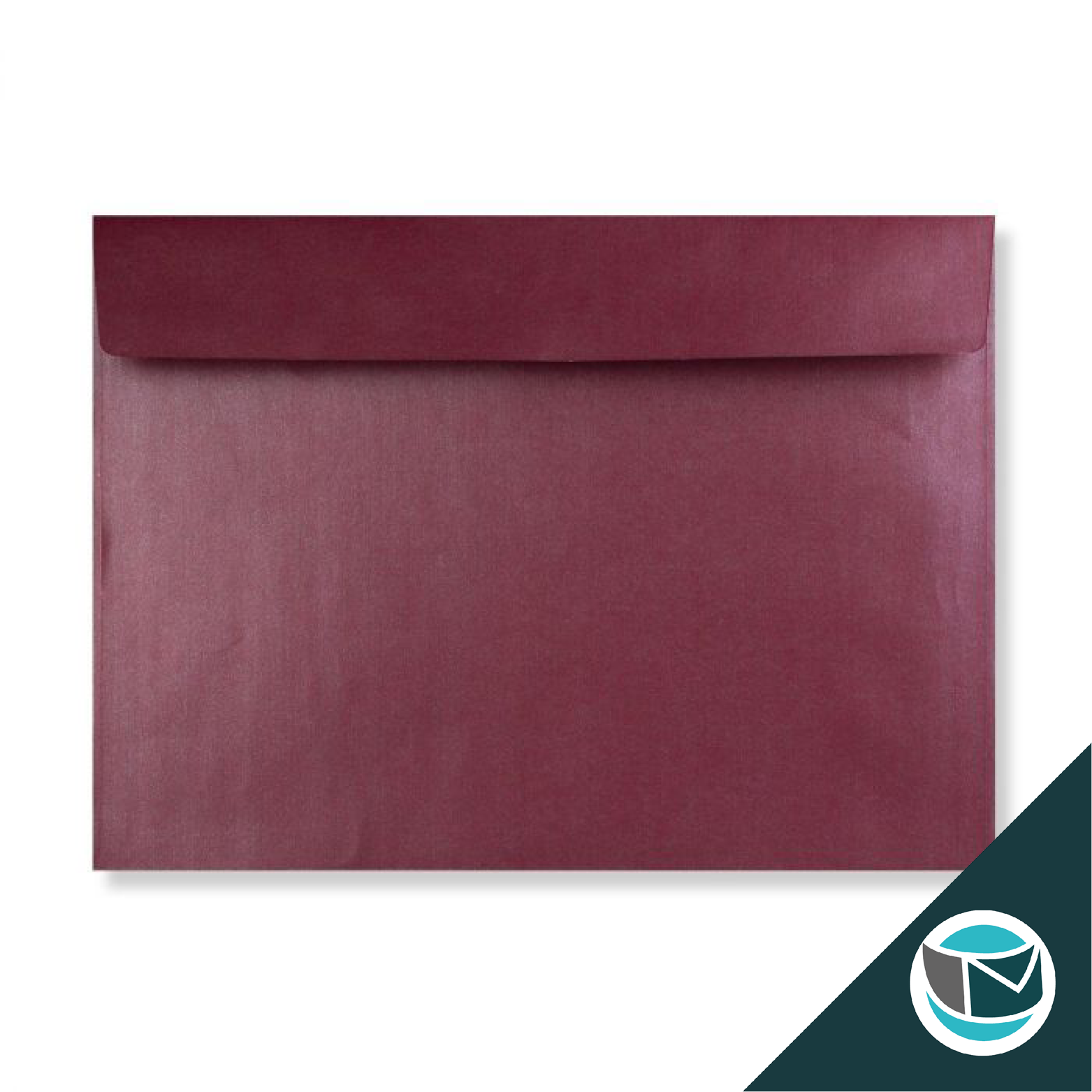 Parelmoer Envelop - 229x324 mm (C4) - Paars Strip