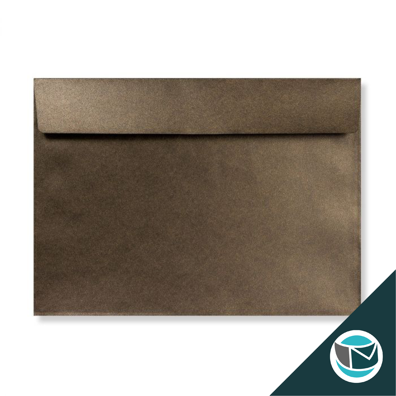 Parelmoer Envelop - 229x324 mm (C4) - Brons Strip