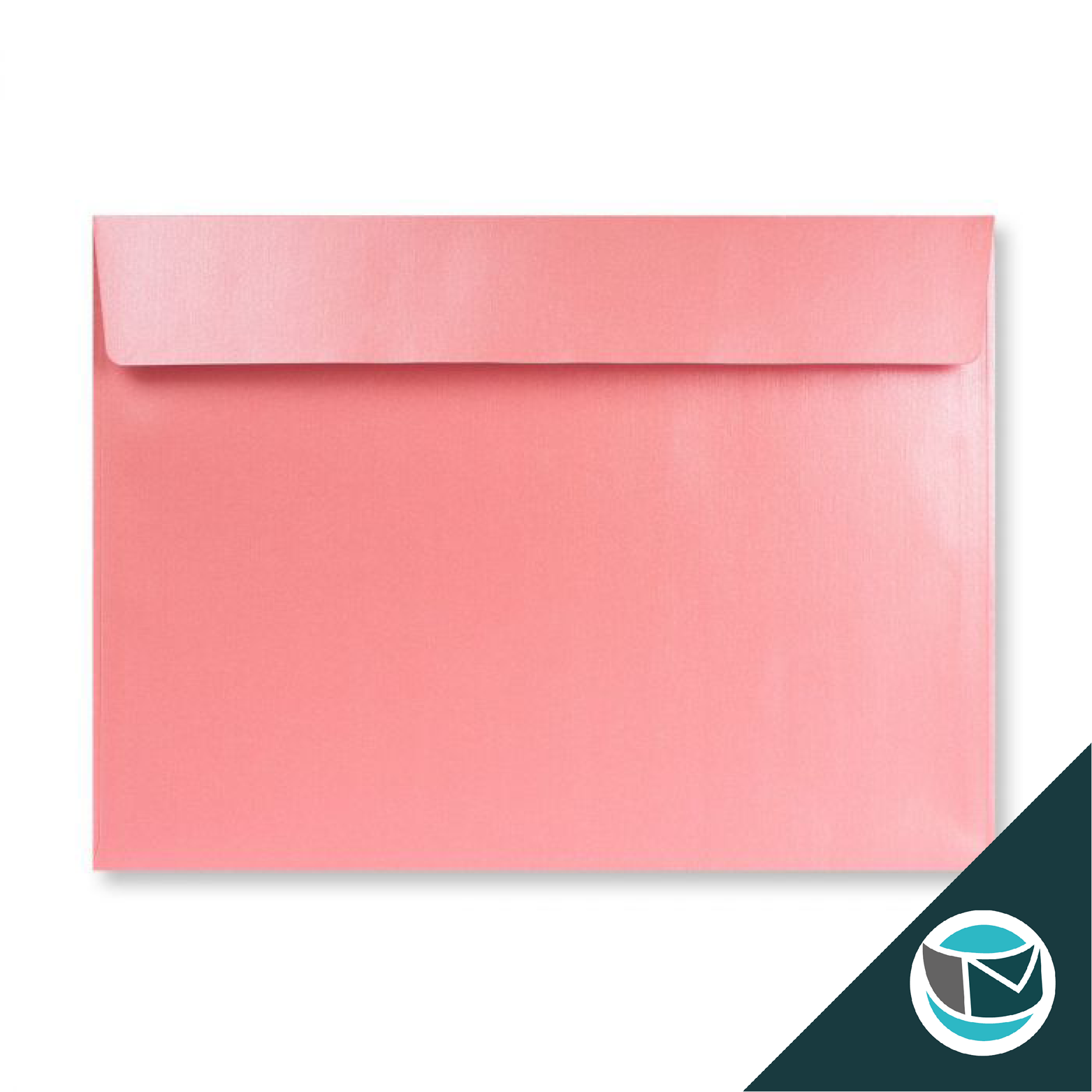 Parelmoer Envelop - 229x324 mm (C4) - Lichtroze Strip