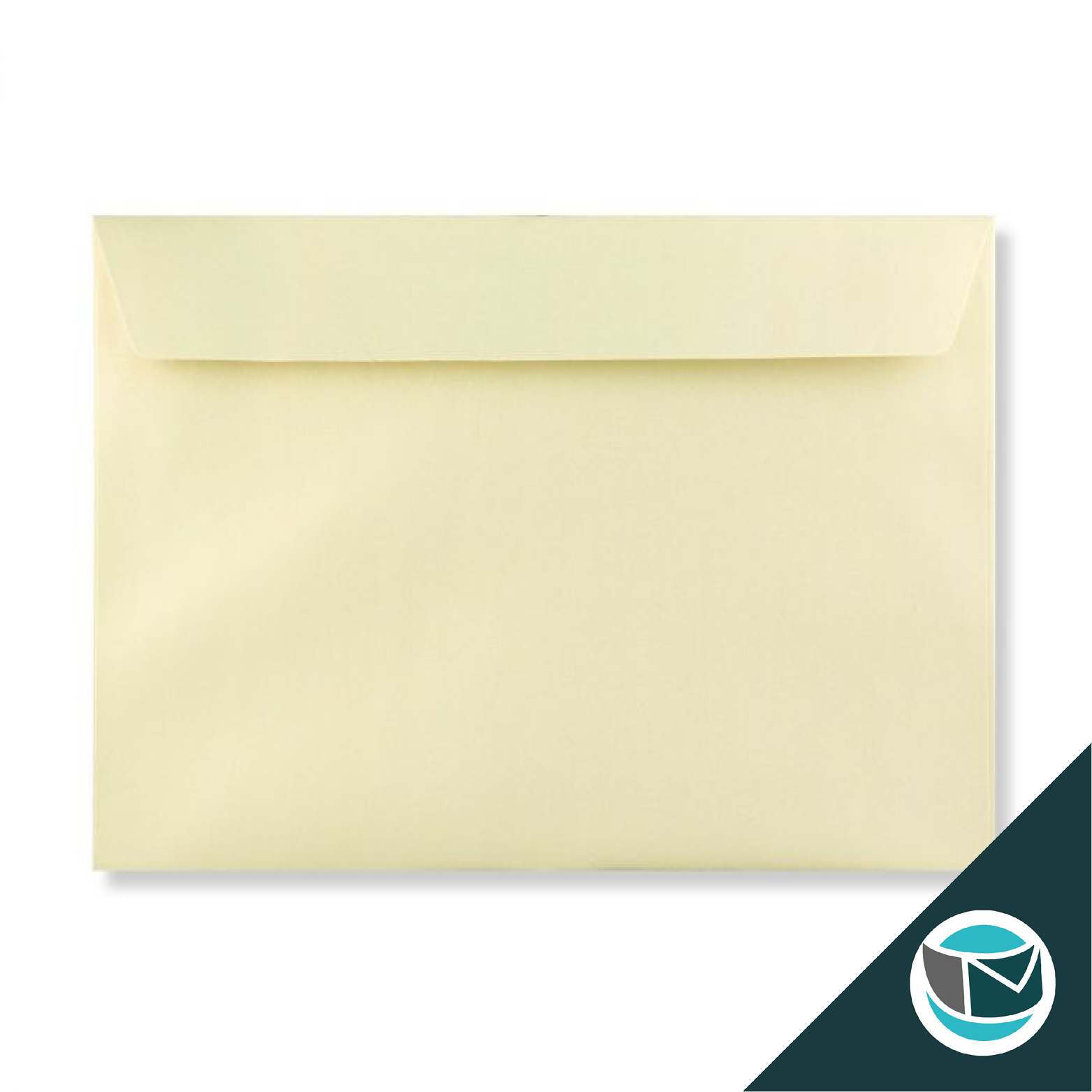 Parelmoer Envelop - 229x324 mm (C4) - Champagne  Strip
