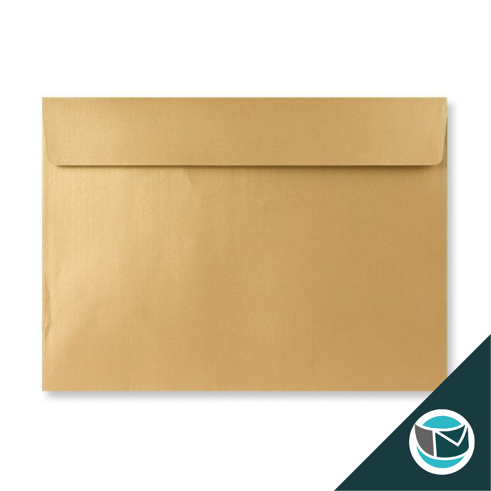 Parelmoer Envelop - 229x324 mm (C4) - Goud  Strip