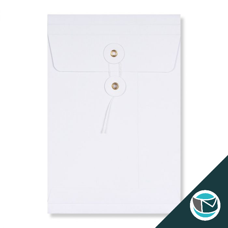 Envelop met Japanse Sluiting - 229x162 mm (C5) - Wit