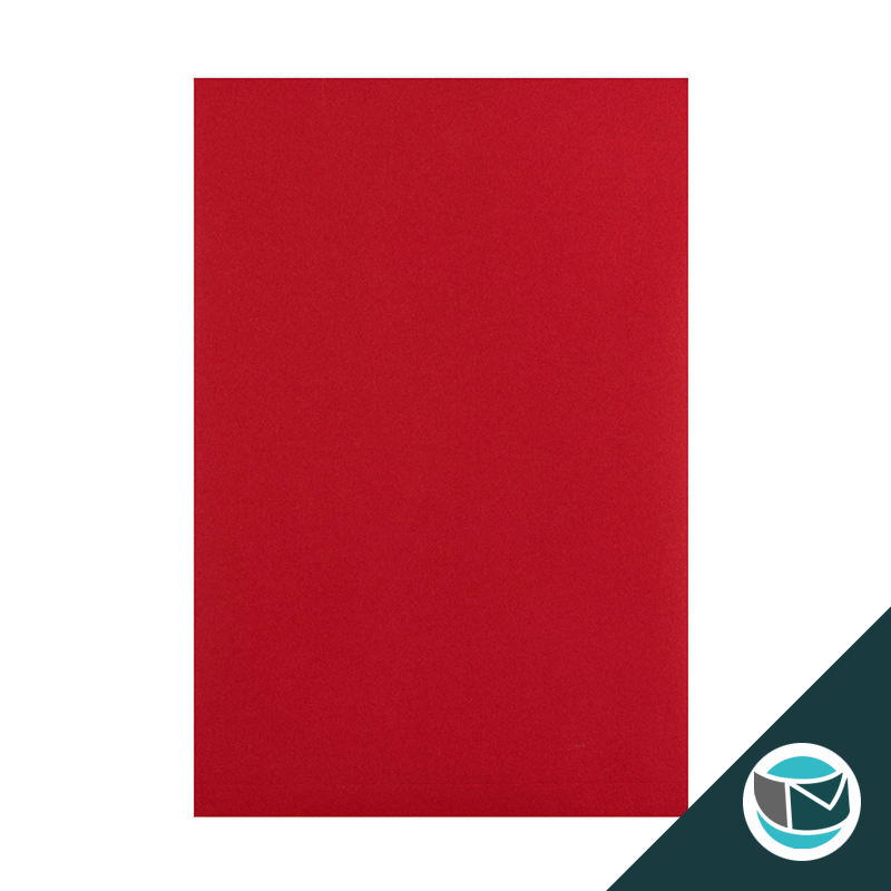 Envelop met Japanse Sluiting - 229x162x25 mm (C5) - Rood (incl. Zijvouw)