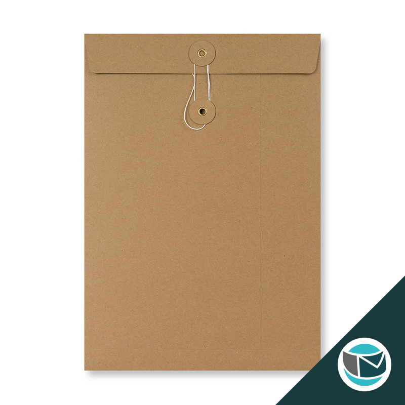 Envelop met Japanse Sluiting - 324x229 mm (C4) - Bruin