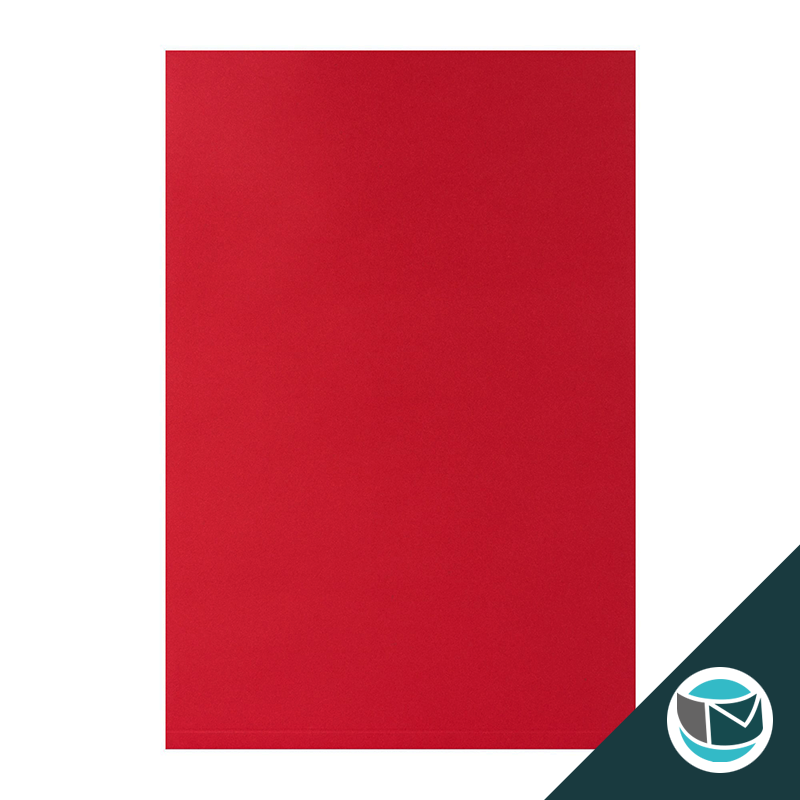 Envelop met Japanse Sluiting - 324x229x25 mm (C4) - Rood (incl. Zijvouw)