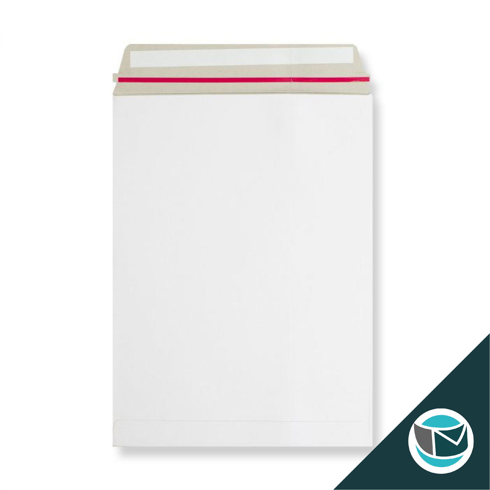 Kartonnen Duplex Enveloppen - 352x249 mm - Wit