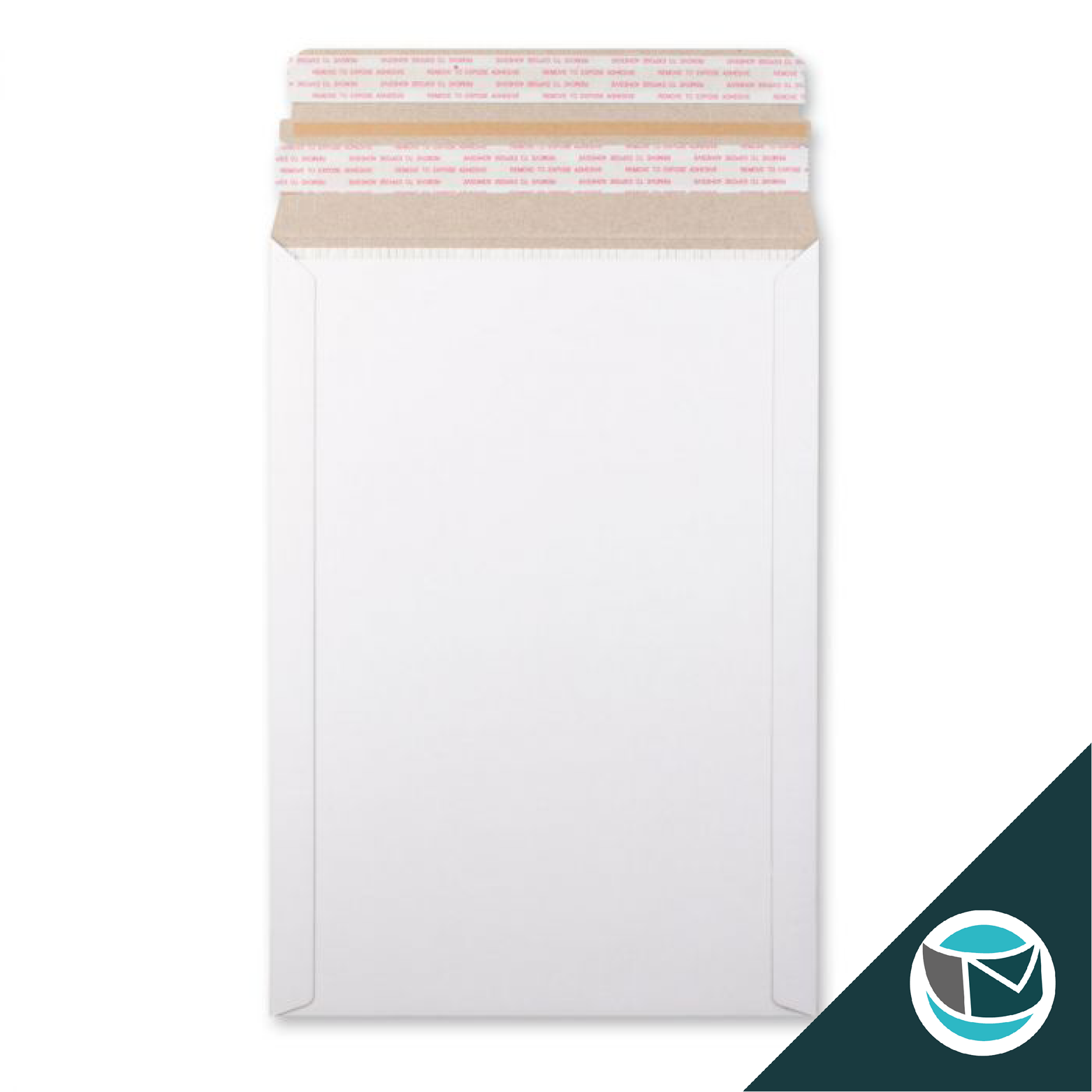 Kartonnen Duplex Enveloppen - 334x234 mm - Wit