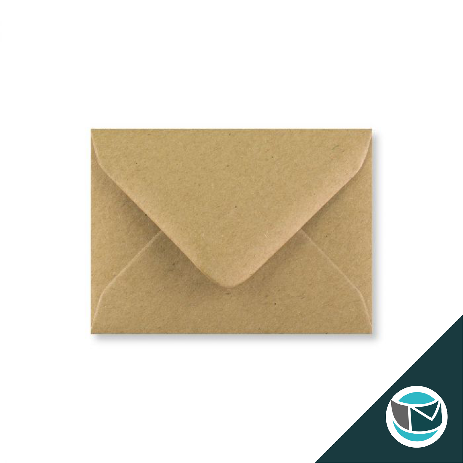 Gekleurde Envelop - 70x100  mm - Gerecycelde Kraft