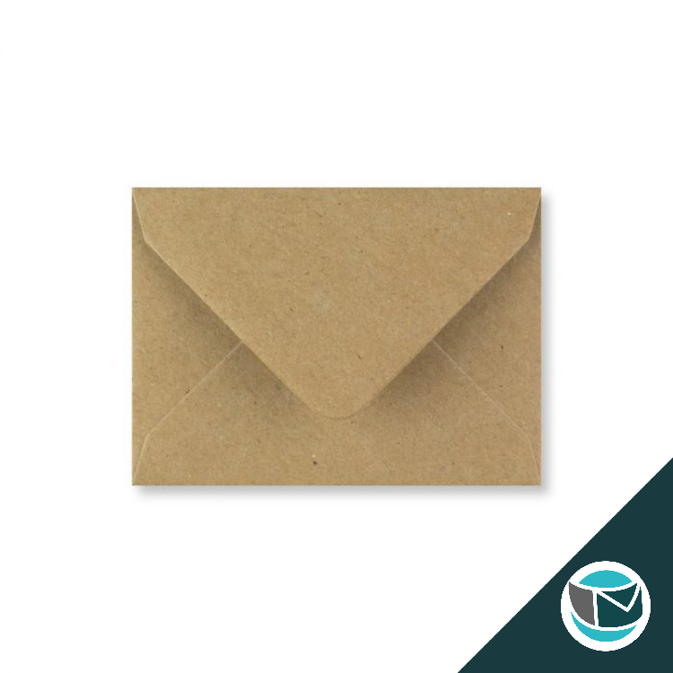Gekleurde Envelop - 82x113 mm - Kraft