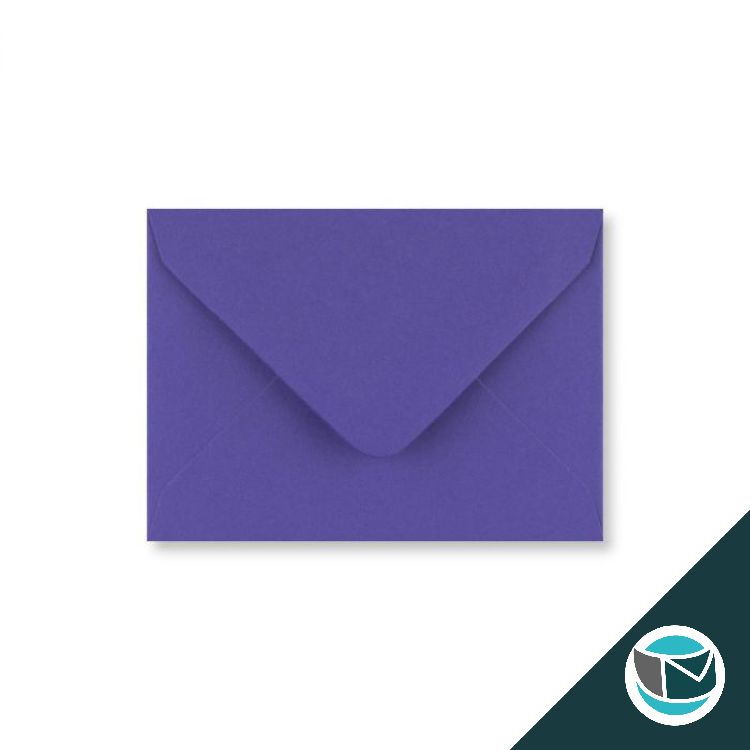Gekleurde Envelop - 62x94 mm - Iris Blauw