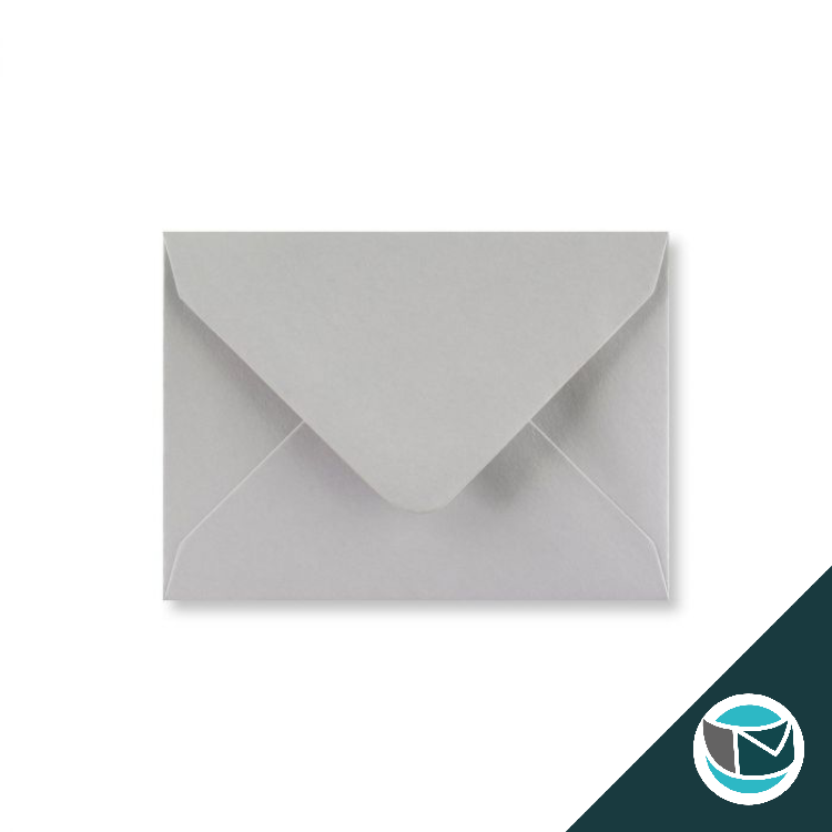 Gekleurde Envelop - 62x94 mm - Zilver Metallic