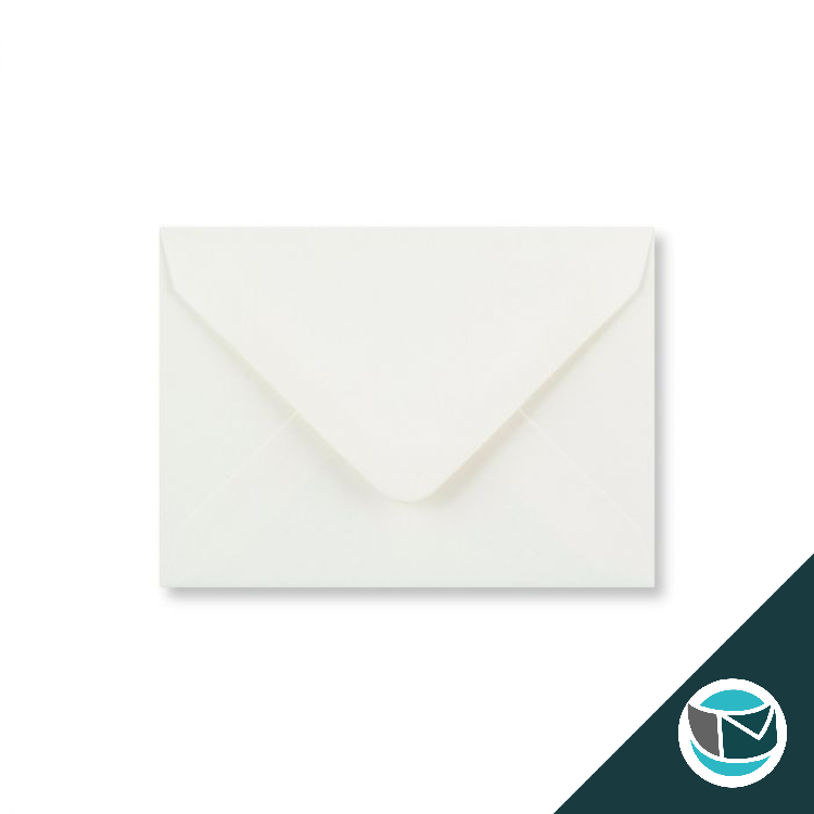 Gekleurde Envelop - 62x94 mm - Wit Recycled