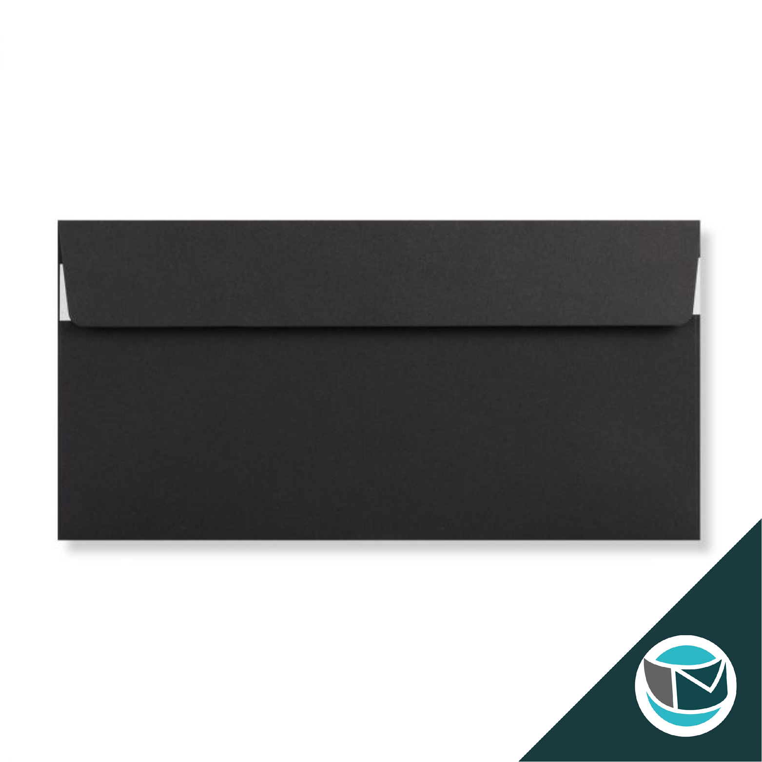 Gekleurde Envelop - 114x229 mm (DL+) - Zwart