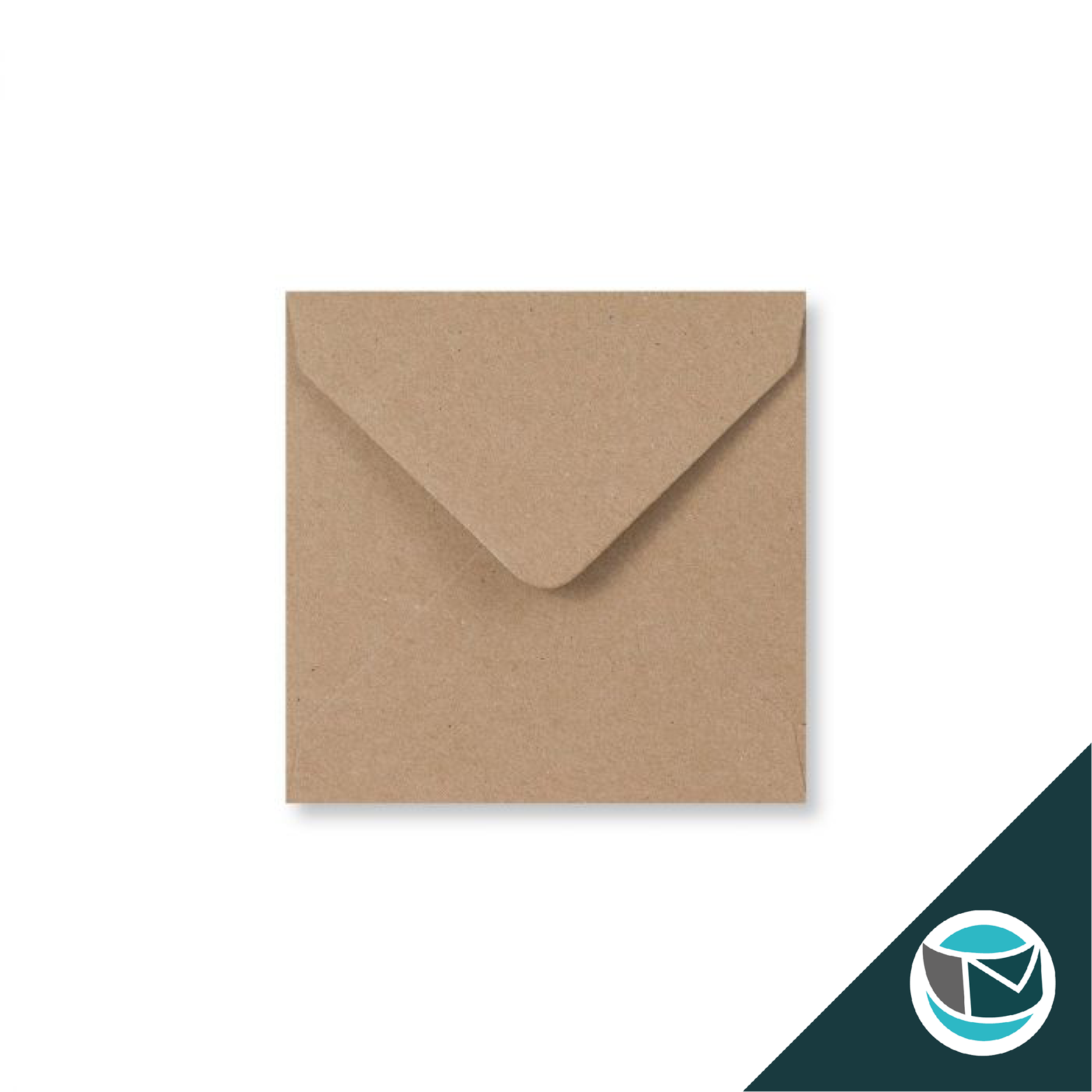 Gekleurde Envelop - 116x116 mm - Gerecycelde Kraft