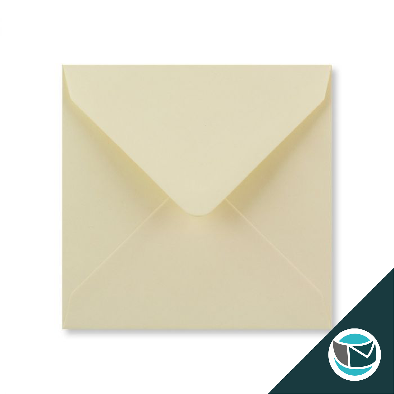 Gekleurde Envelop - 130x130 mm - Cream