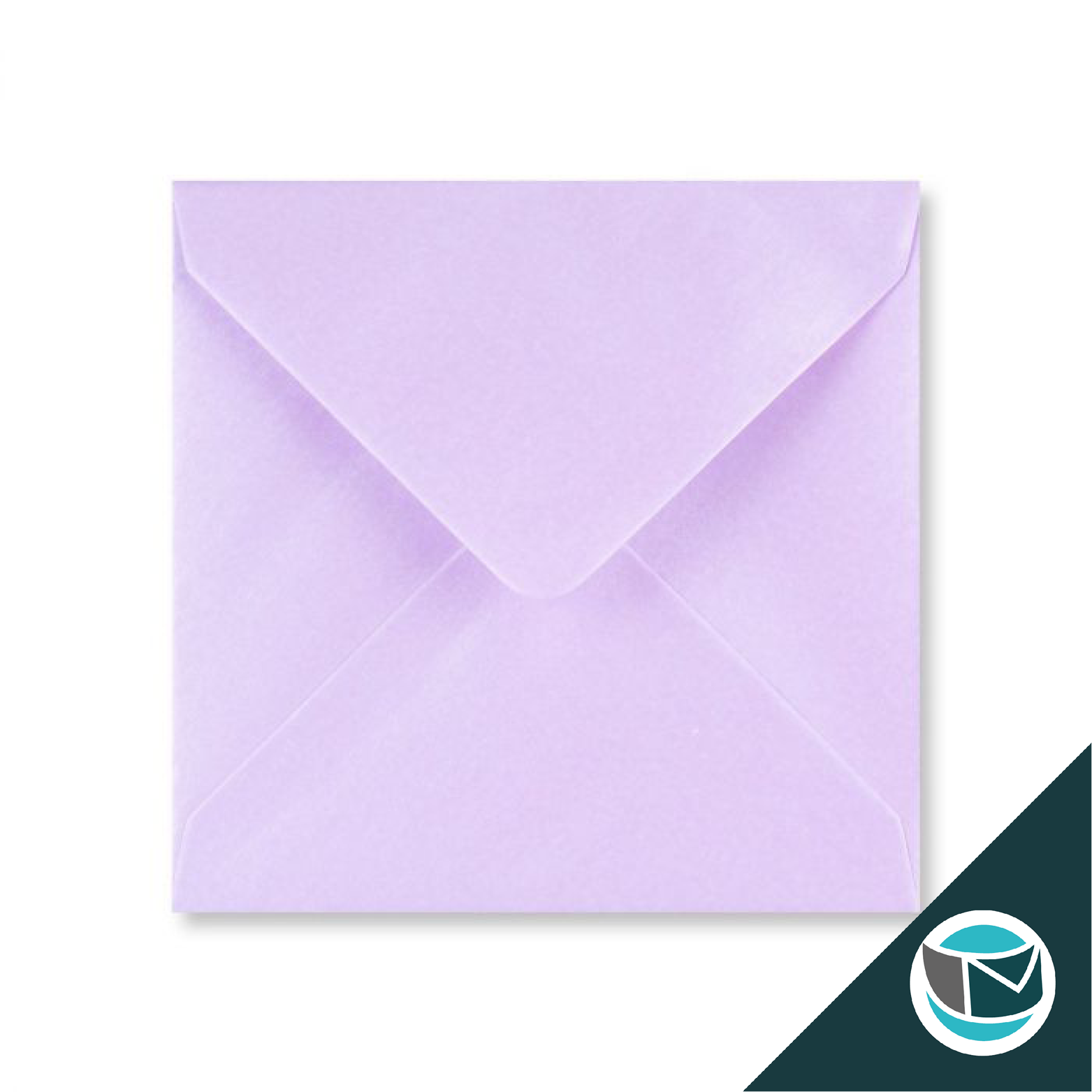 Gekleurde Envelop - 130x130 mm - Lila  Glans