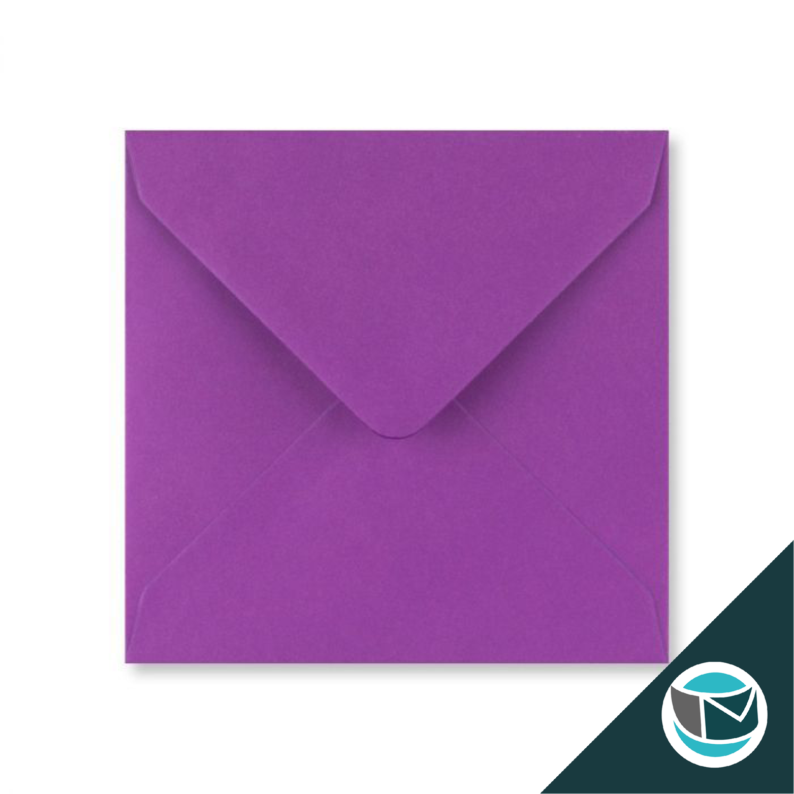Gekleurde Envelop - 130x130 mm - Paars