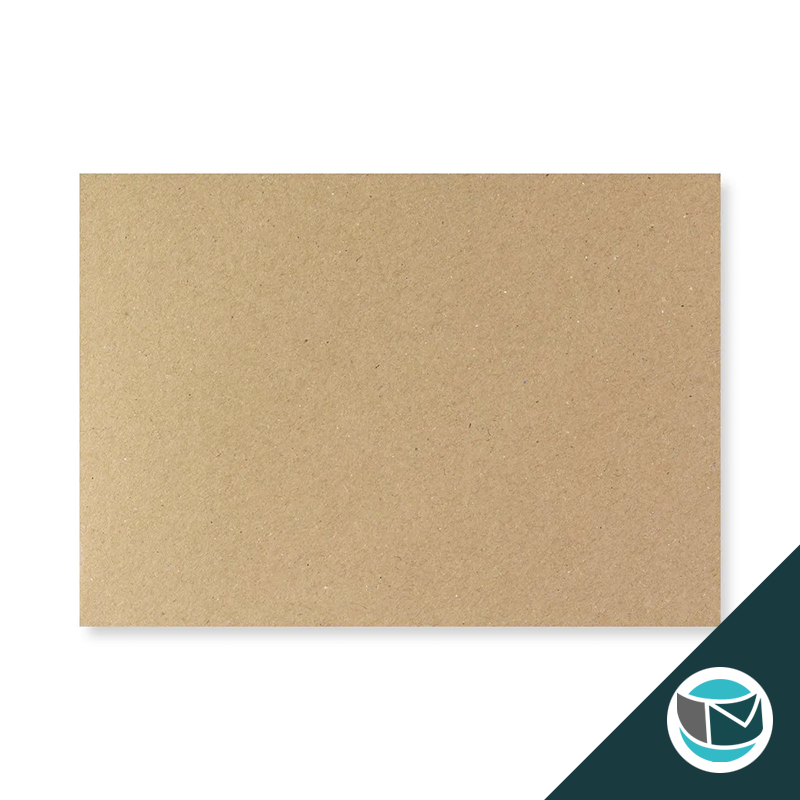 Gekleurde Envelop - 133x184 mm - bruin kraft