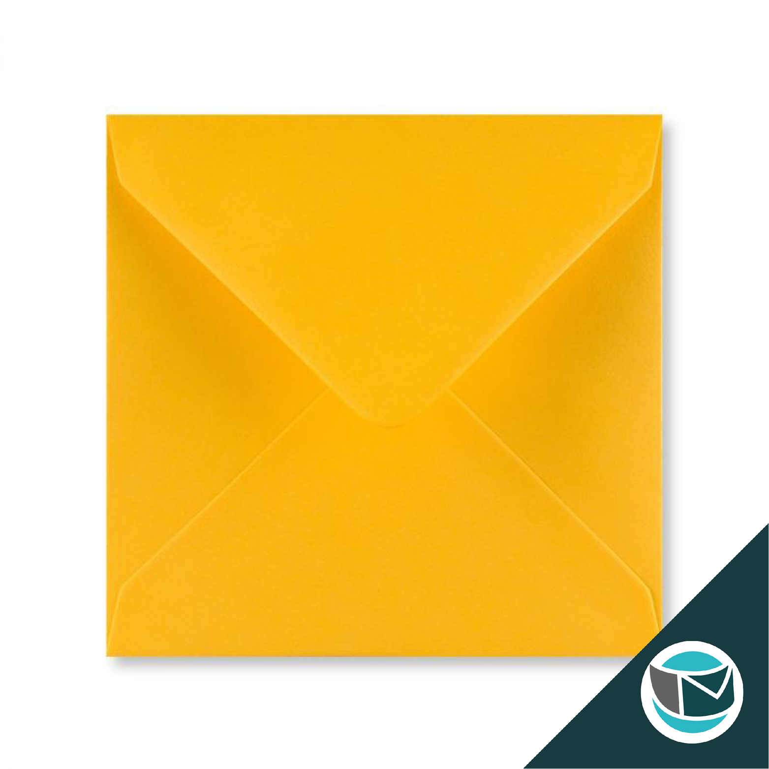 Gekleurde Envelop - 140x140 mm - Geel