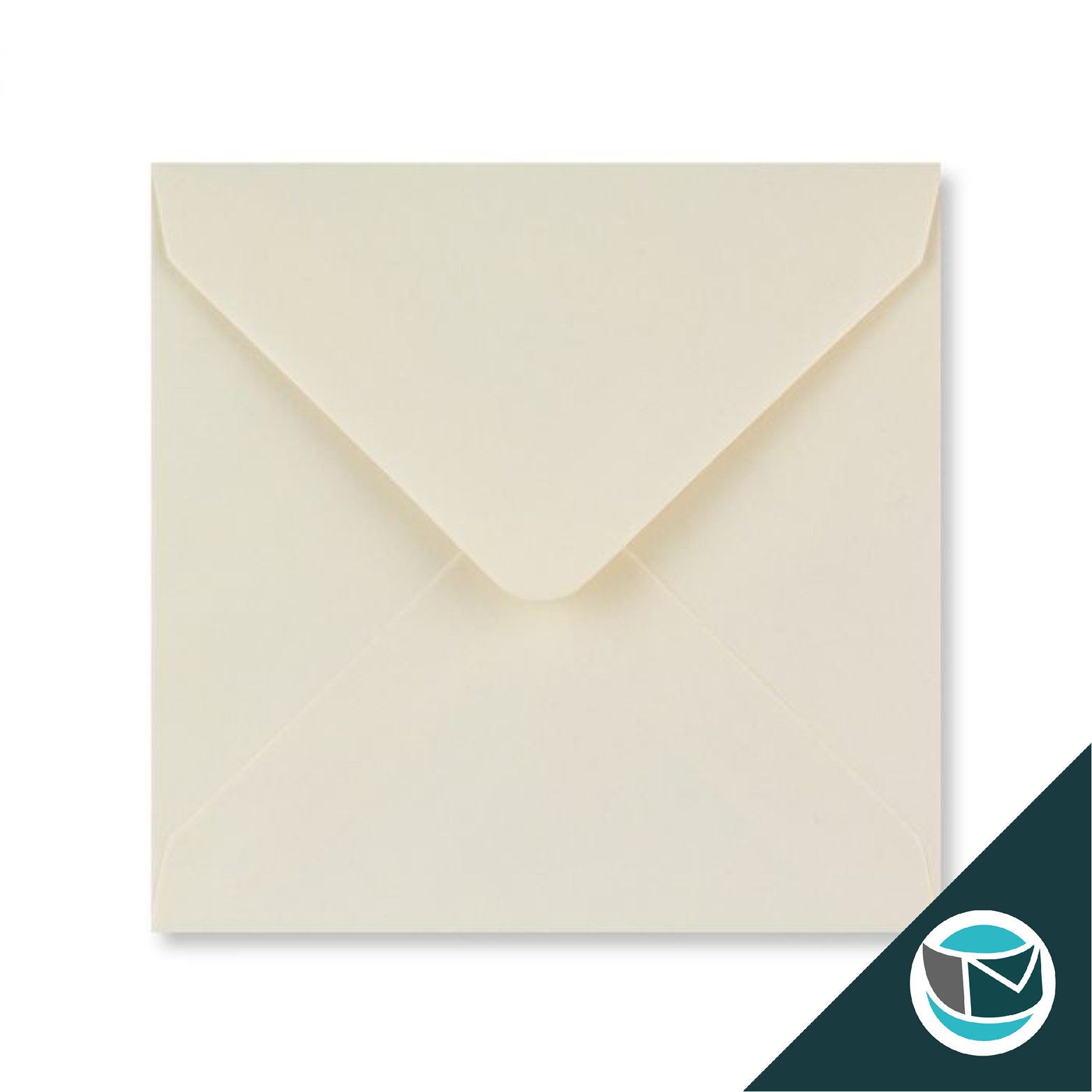 Gekleurde Envelop - 140x140 mm - Ivoor
