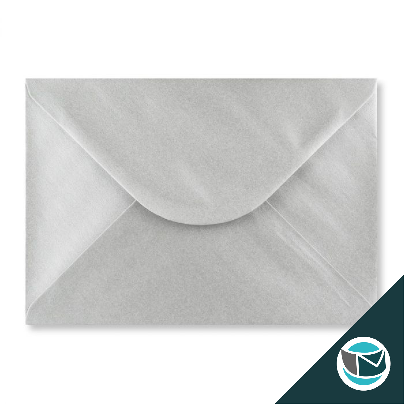 Gekleurde Envelop - 162x229 mm (C5) - Zilver Metallic