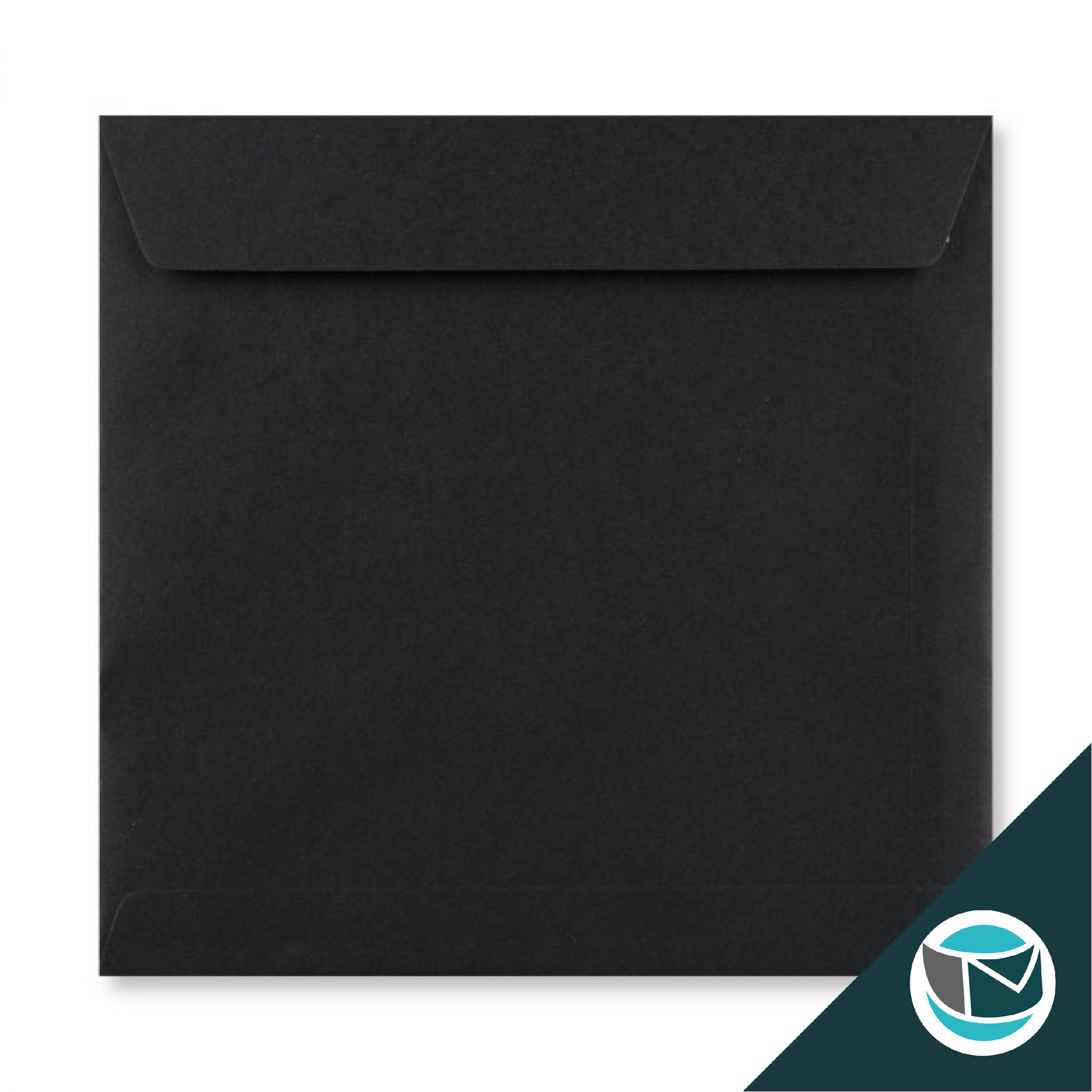 Gekleurde Envelop - 220x220 mm - Zwart