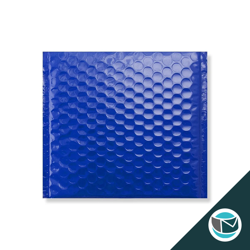 Kunststof Luchtkussenenvelop Hoogglans - 165x165 mm - Blauw