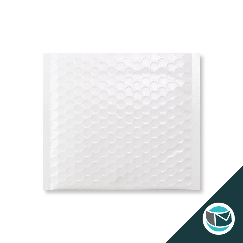 Kunststof Luchtkussenenvelop Hoogglans - 165x165 mm - Wit
