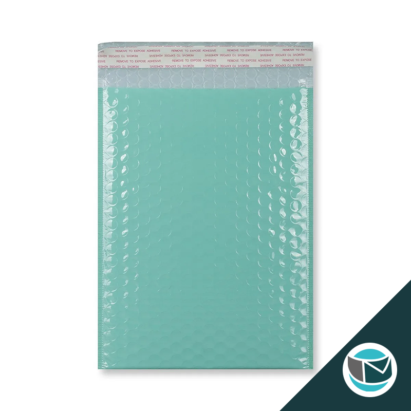 Kunststof Luchtkussenenvelop Hoogglans - 250x180 mm - Mintgroen