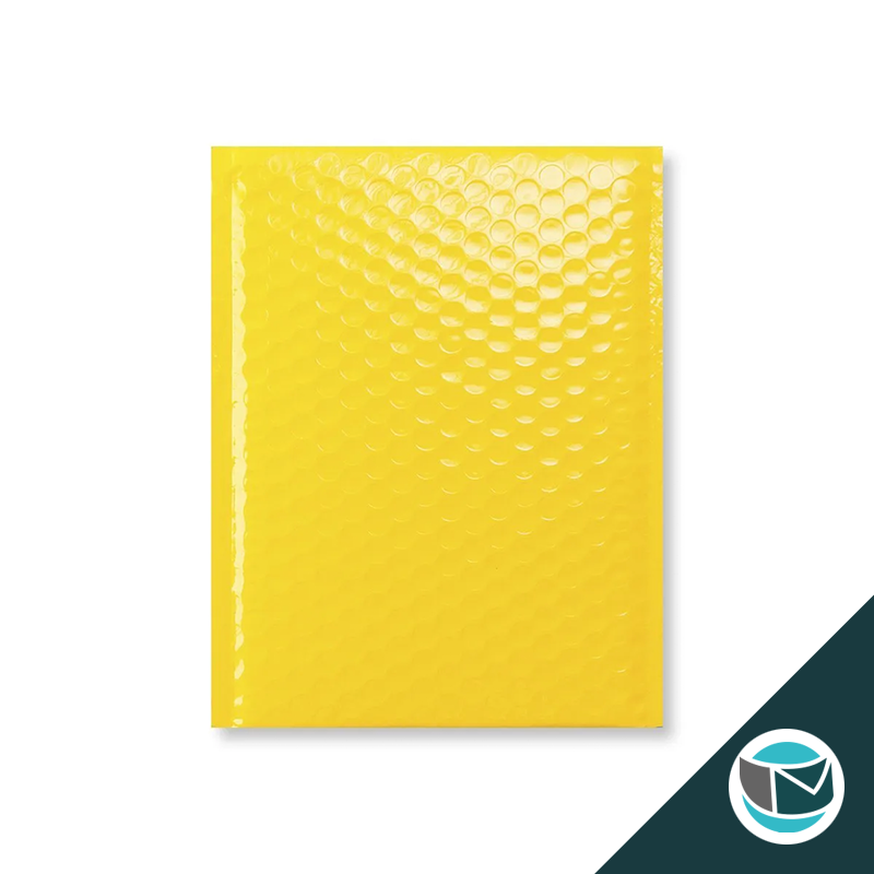 Kunststof Luchtkussenenvelop Hoogglans - 250x180 mm - Geel