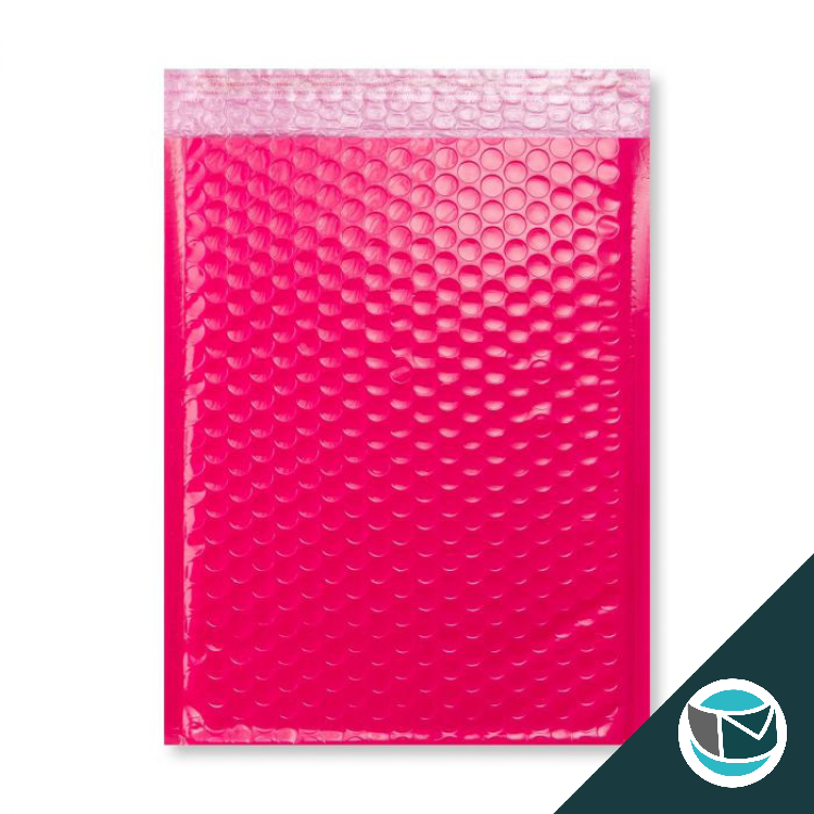 Kunststof Luchtkussenenvelop Hoogglans - 340x240 mm - Roze