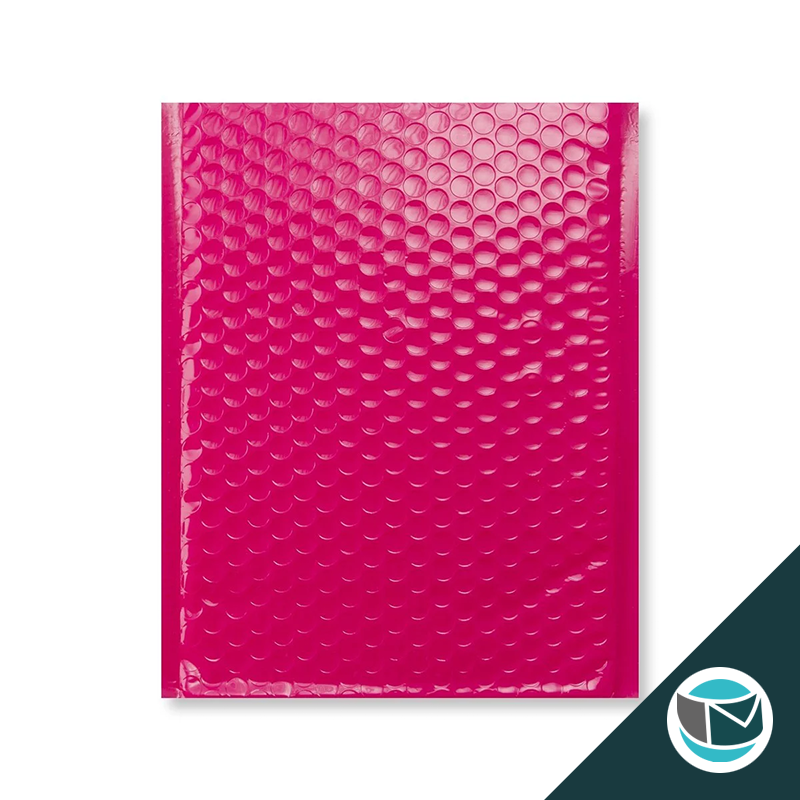 Kunststof Luchtkussenenvelop Hoogglans - 340x240 mm - Roze